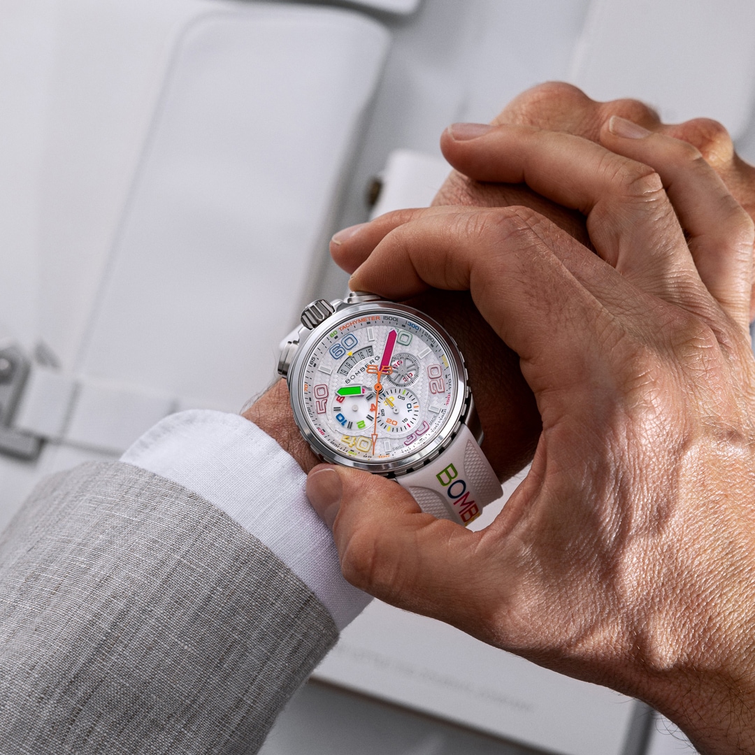 Bomberg Bolt-68 Racing Chroma Carbon White