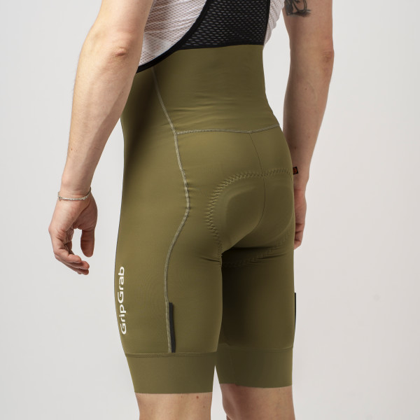 GripGrab PACR bibshorts med pude Olive Green herre