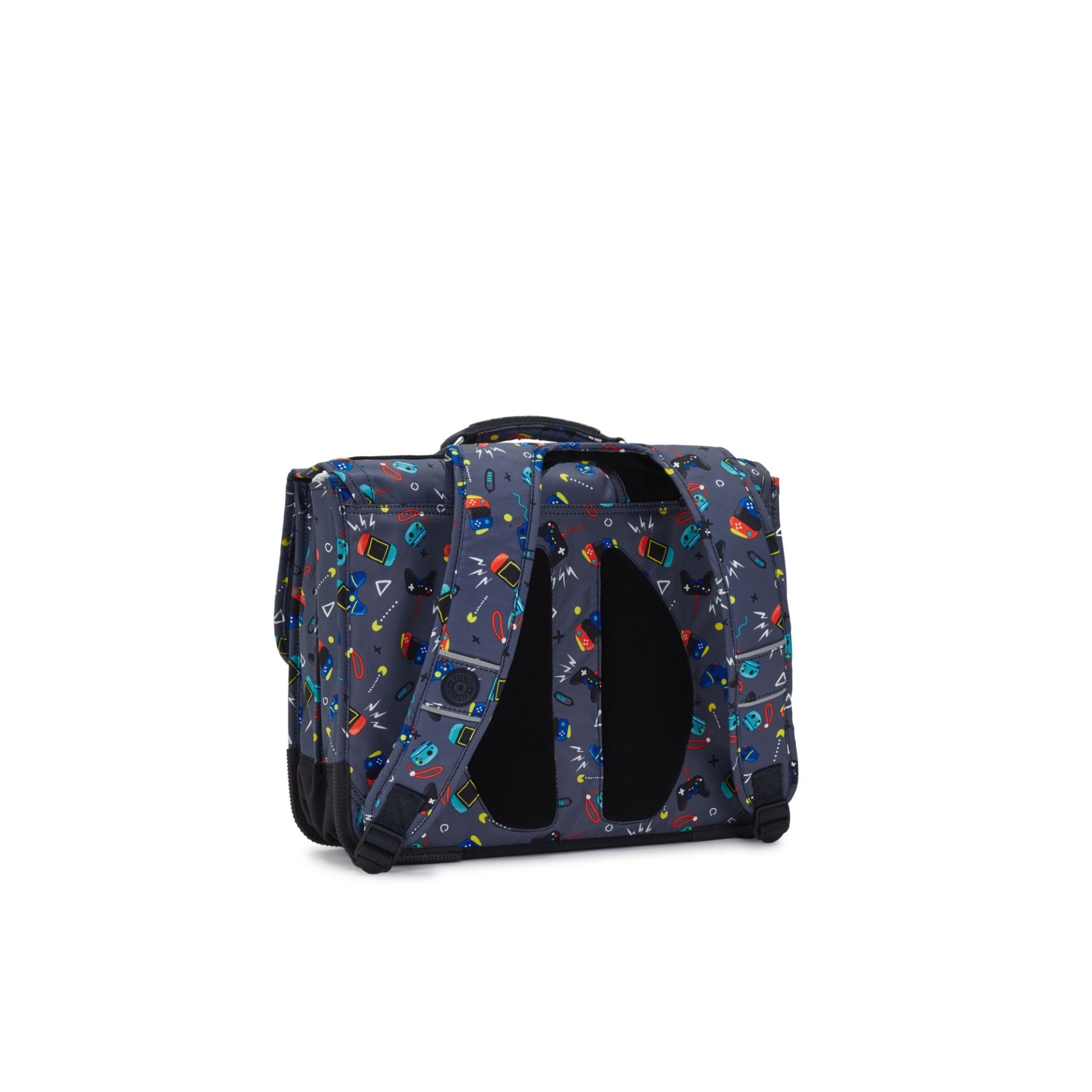 PREPPY Sac D’école Medium Avec Housse Contre La Pluie Fluo - Gaming Grey
