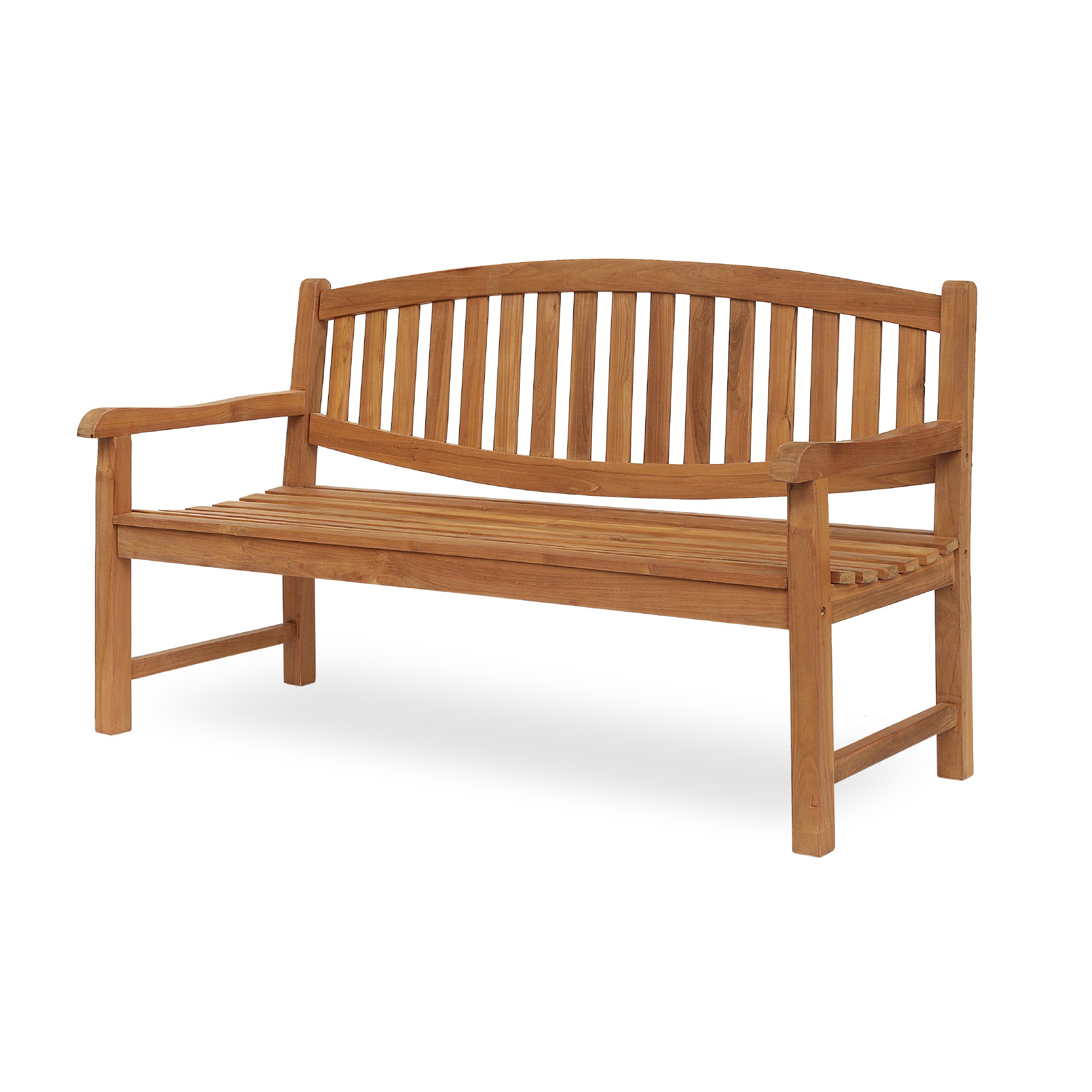 Gartenbank 'Alborg' 3-sitzer, aus Teakholz, natur, B 150 cm, L 55 cm, H 95 cm günstig bestellen