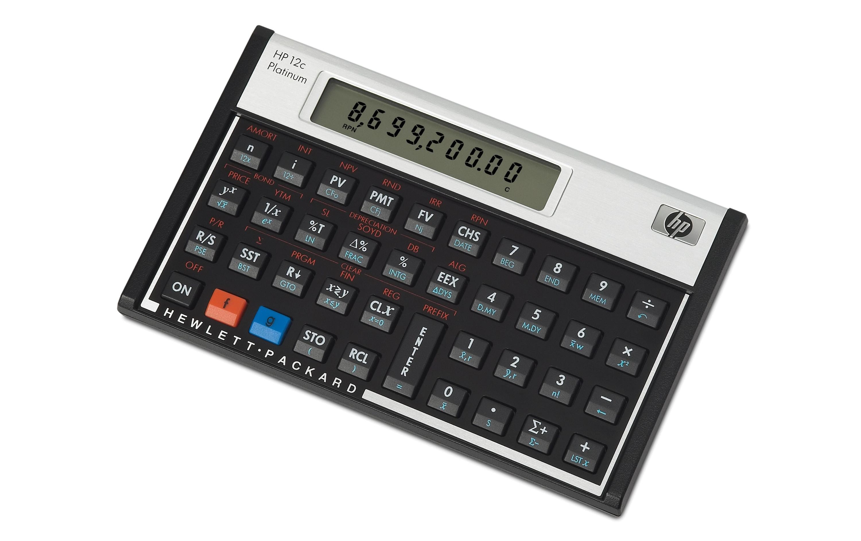 Finanzrechner 12c PlatinumFinanz-Taschenrechner