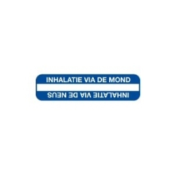 Blockland Strooketiket inhalatie via mond/neus 44X11mm 750st 1