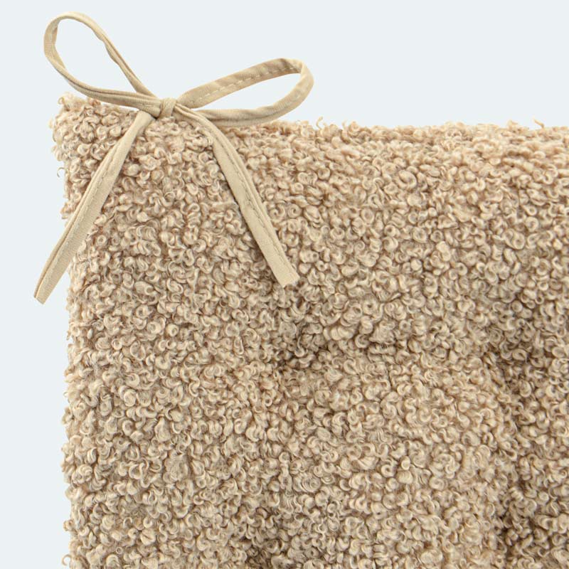 Dessus de chaise bouclettes 'Highland' beige