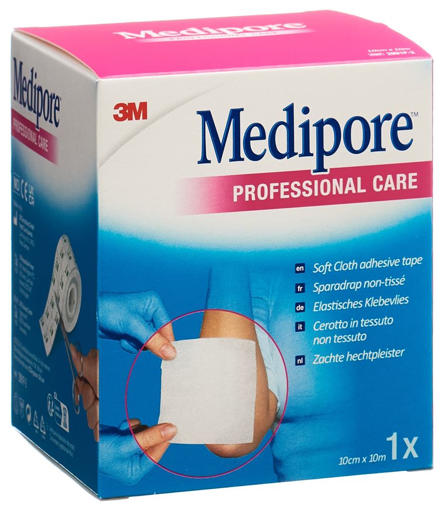 MEDIPORE Fixationsvlies 10cmx10m Liner Rolle 1 Stk