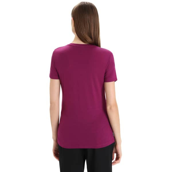 T-shirt randonnée ICEBREAKER W TECH LITE II SS TEE GO BERRY