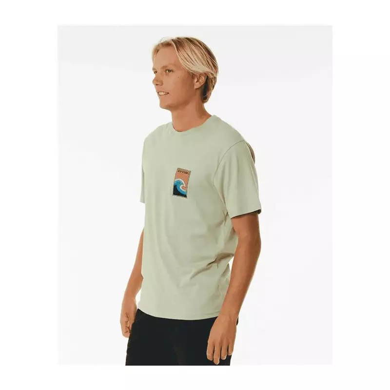 Teeshirt RIPCURL Swc Blazing Tubes Tee Sage