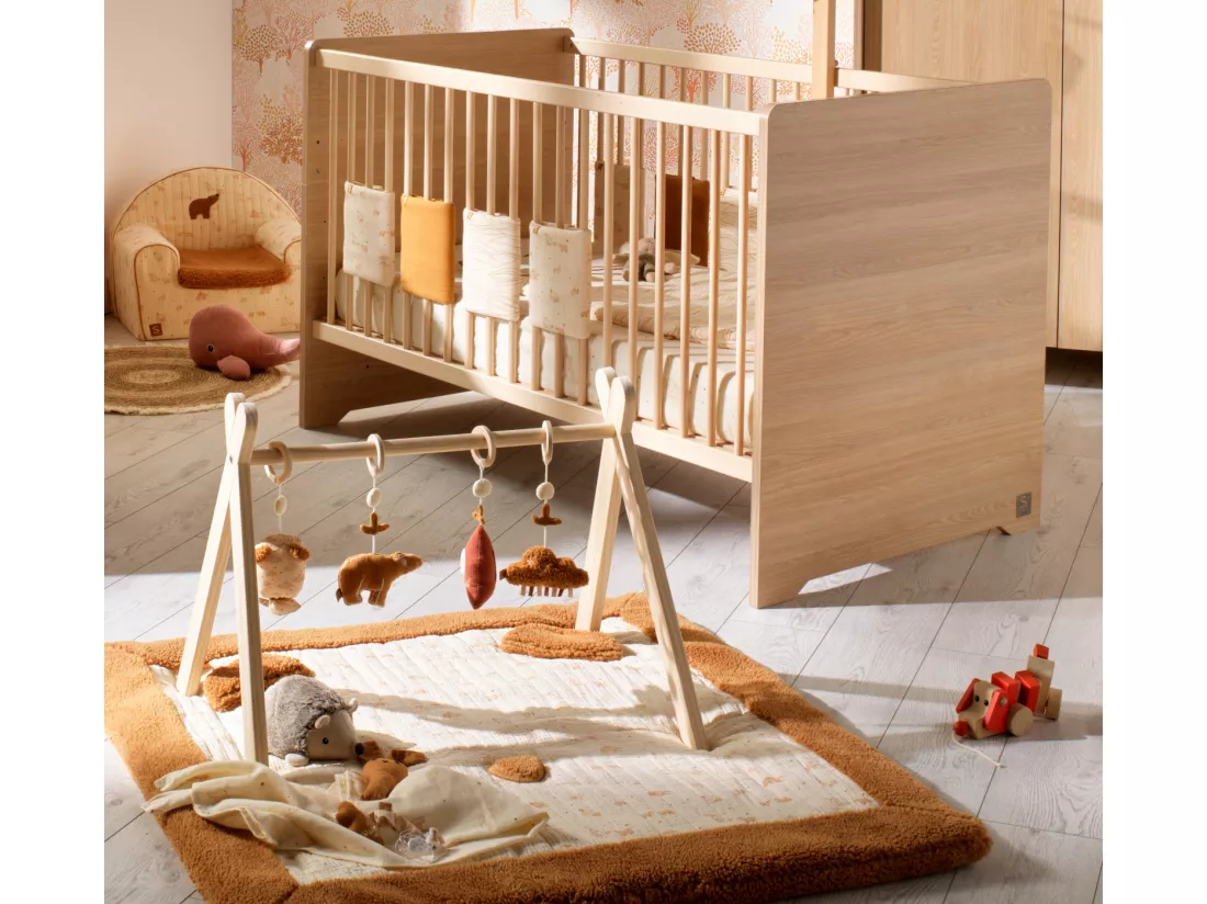 Arche d'éveil bois avec 4 jouets