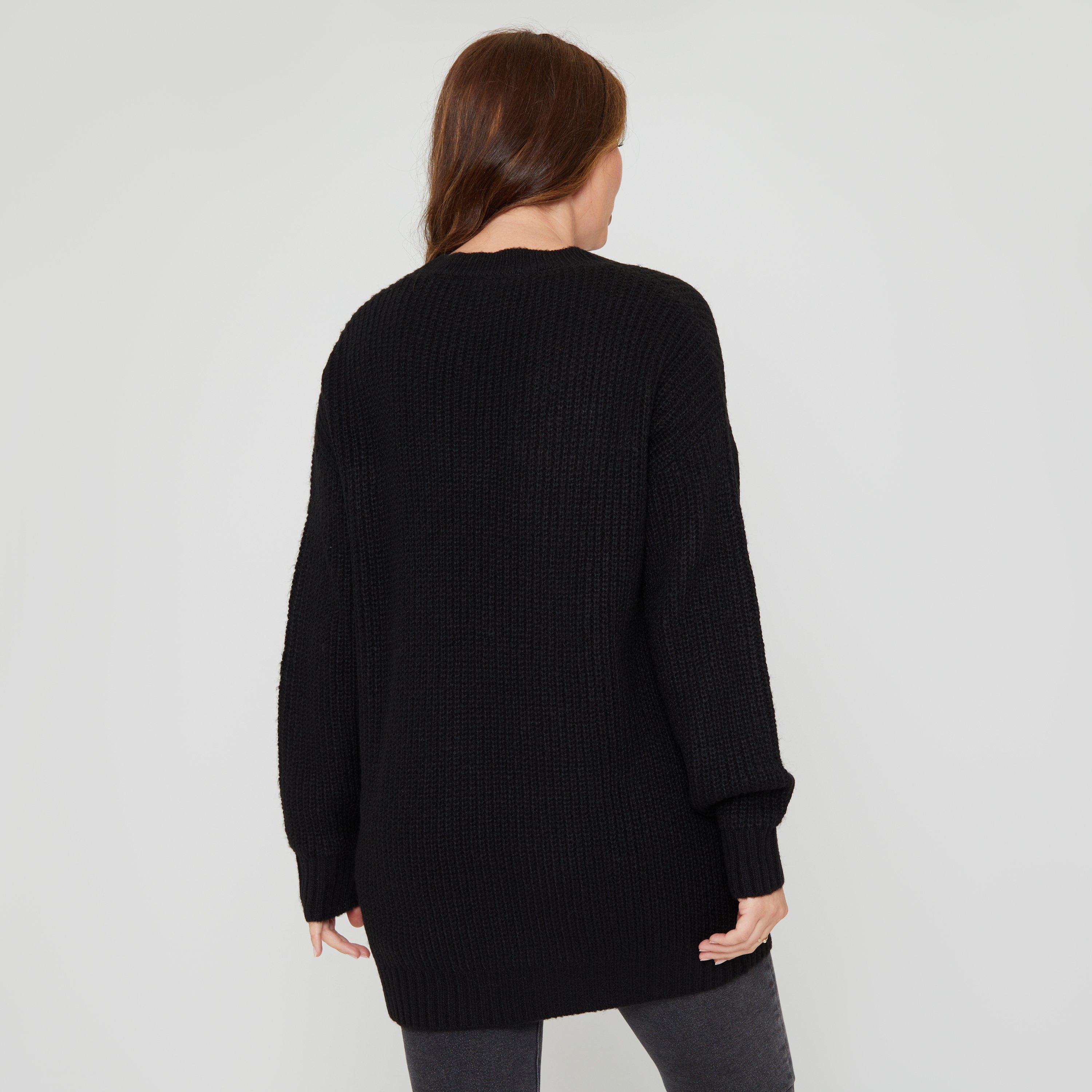 Be You Cosy V Neck Stretch Jumper Ld00