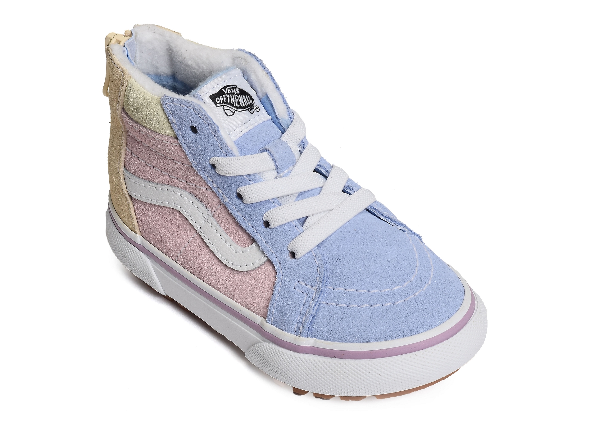 Td sk8 hi bb zip bleu rose