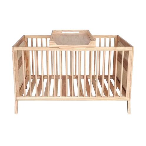 Lit bébé évolutif 70x140 MARELIA BOIS Naturel - THEO