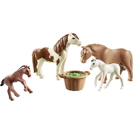 Playmobil Ponyer med føl 70682