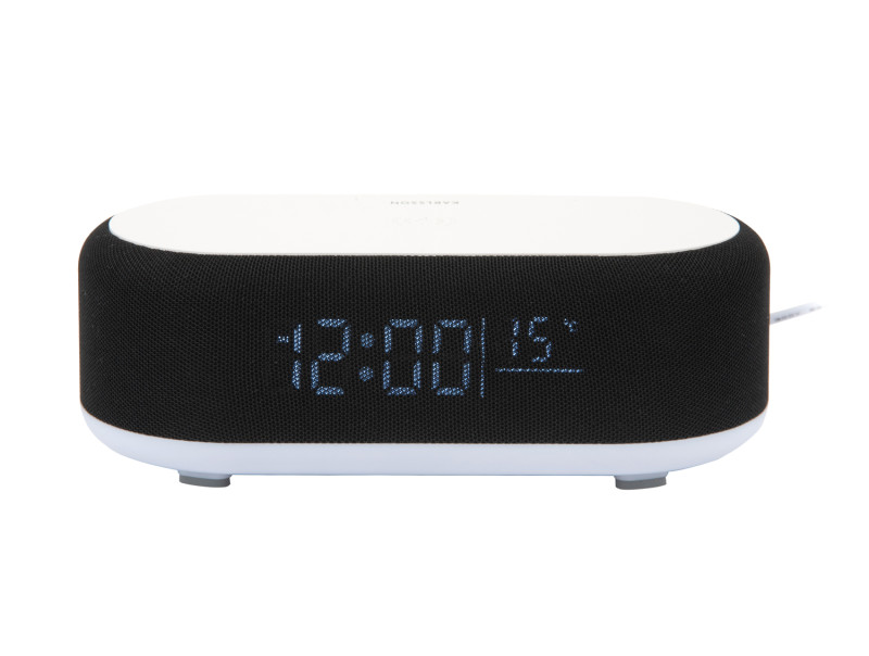 Alarm Clock Vogue w. Phone Charger And Blue Tooth KA6033BK Black
