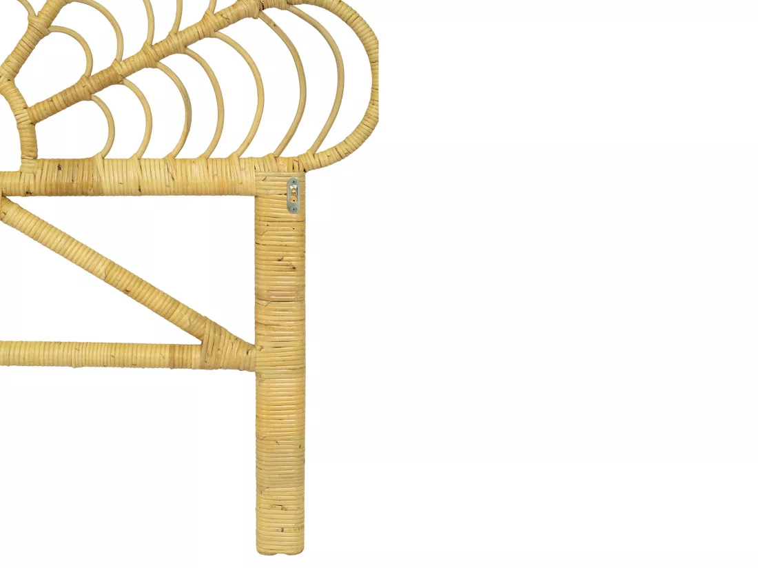 Tête de lit 110 cm - Rotin - Naturel - FLOSIA