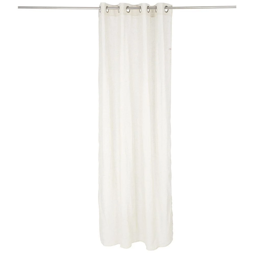 Voilage polyester 140x240cm lin naturel