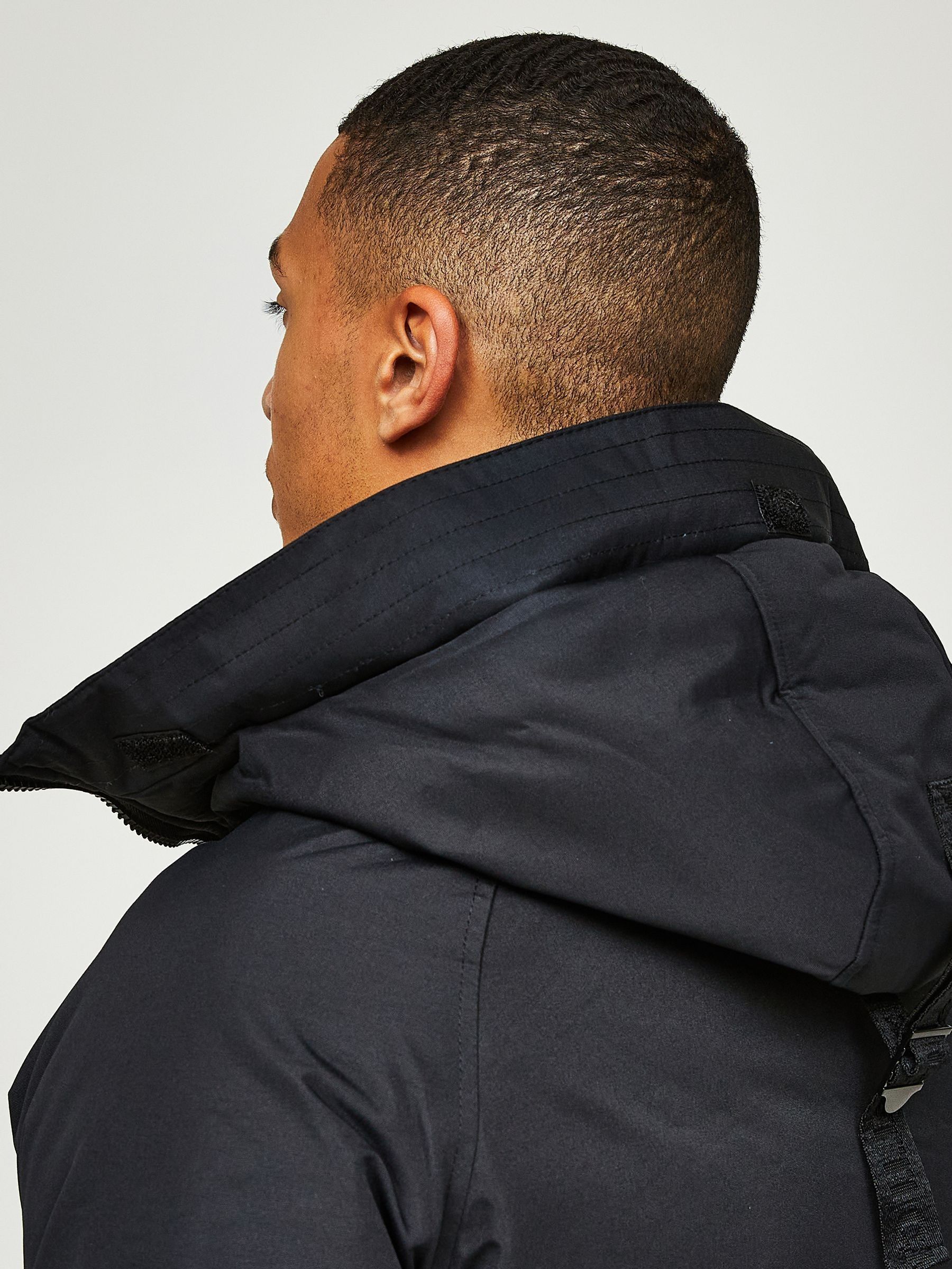 Jet black - Zavetti Canada Abelli voor heren 2.0 Bomberjack met capuchon