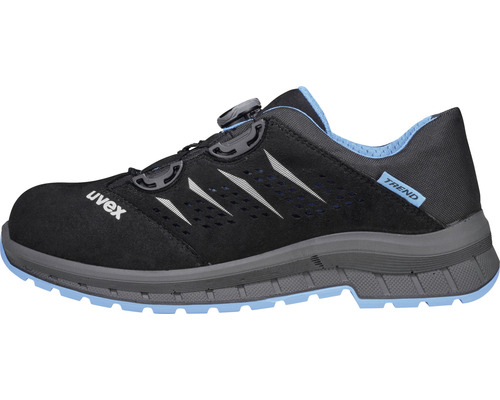S1P veiligheidsschoenen Uvex BOA draaisluiting blauw maat 36