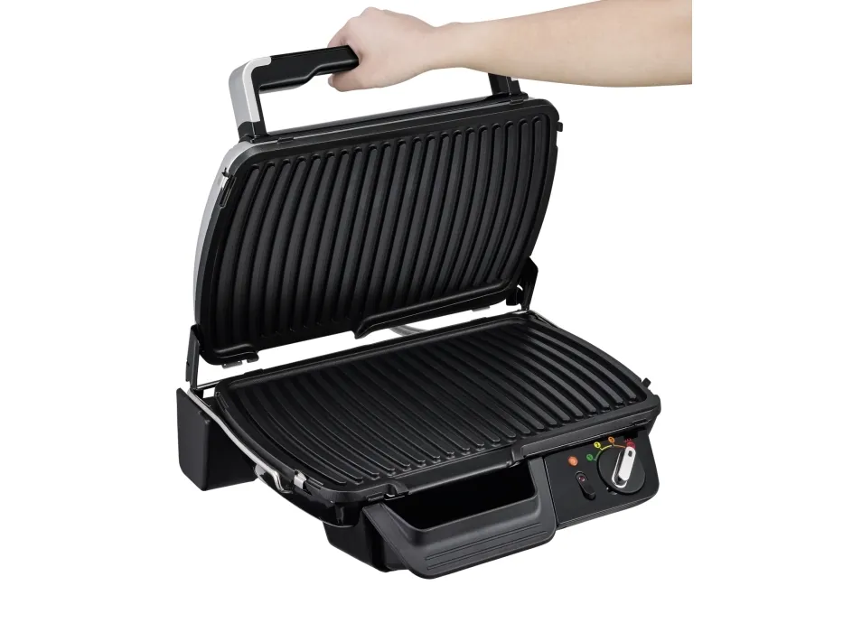 Tefal SuperGrill GC461B34 - Grill - elektrisk - 800 cm2 - sort/ sølv