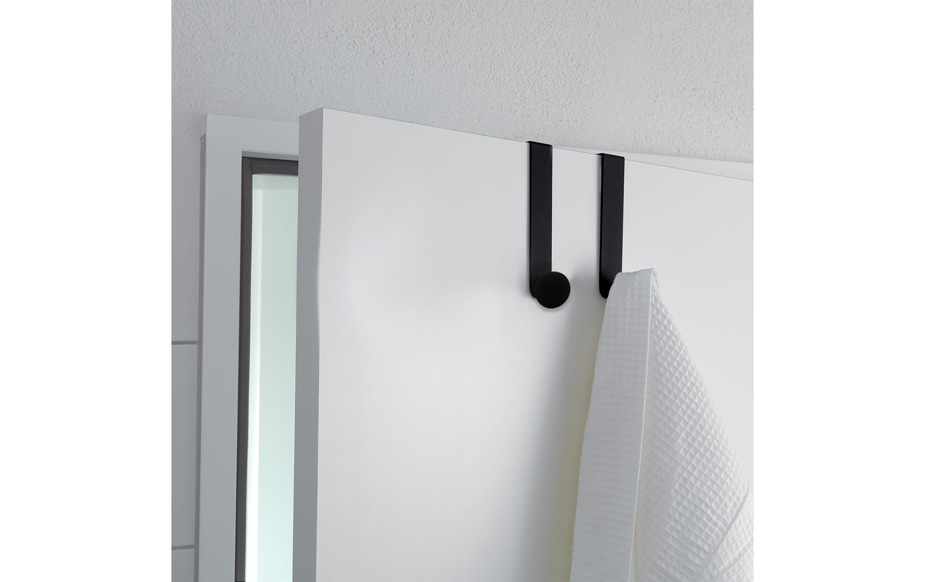 Wandhaken Ronda Schwarz, 4.4 cmTürhaken