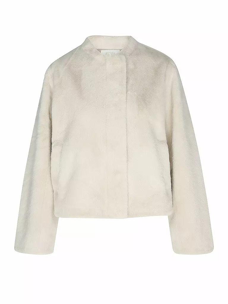 PRIDE TO BE Jacke in Felloptik DANJA creme