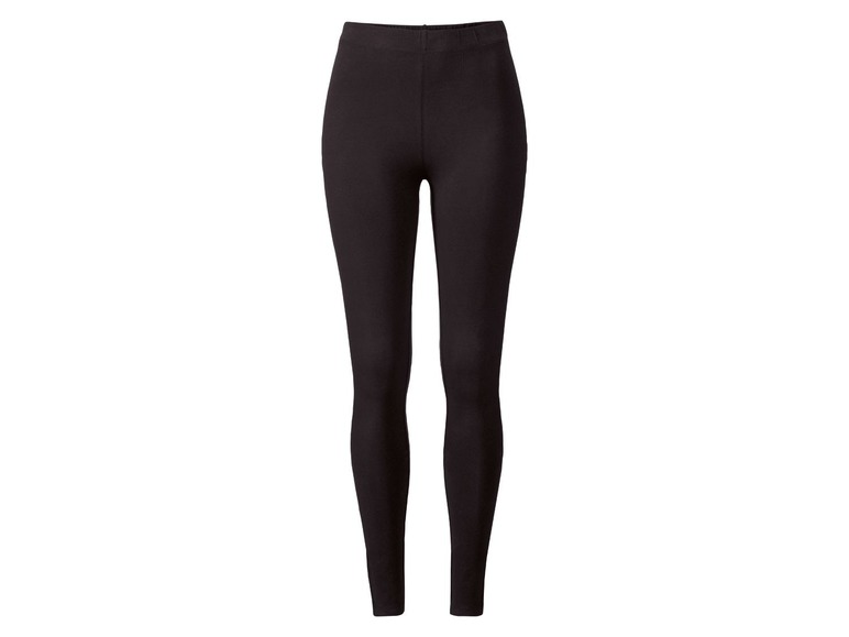 Set van 2 leggings voor dames, biokatoen