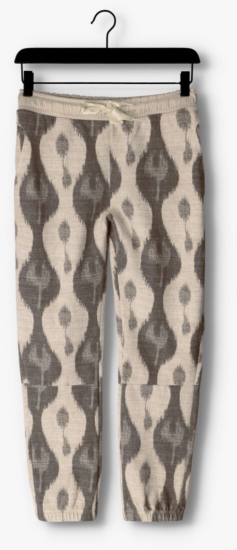 10DAYS ecru 10days joggingbroek cropped jogger ikat