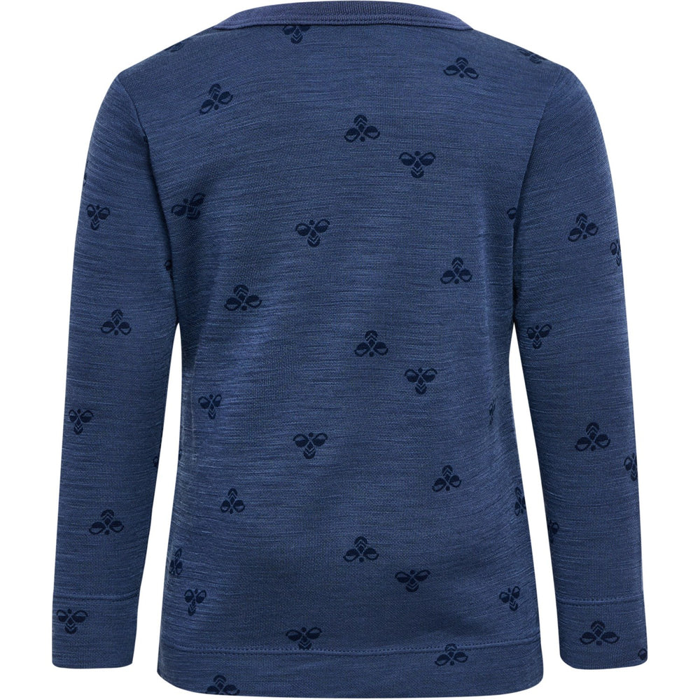 Køb Hummel Vintage Indigo Mini Uld T-Shirt L/S