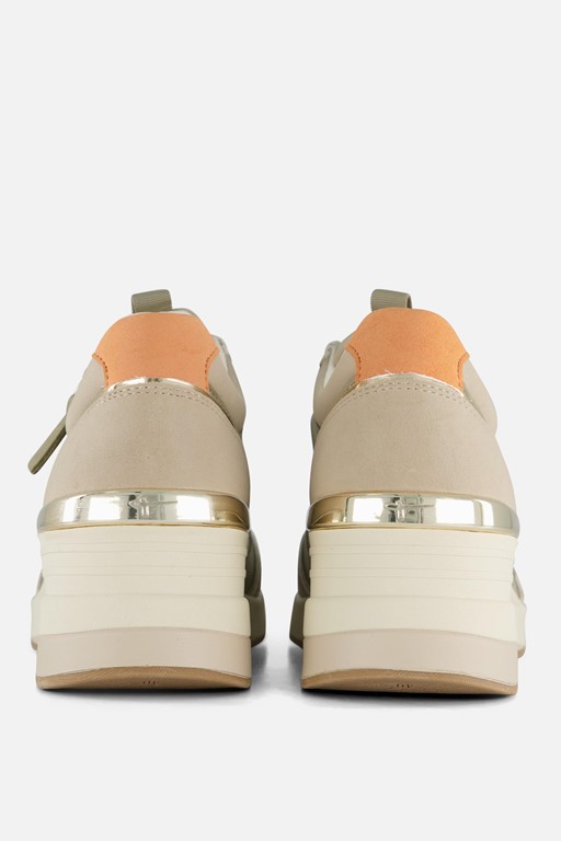 Tamaris Sneakers groen Imitatieleer