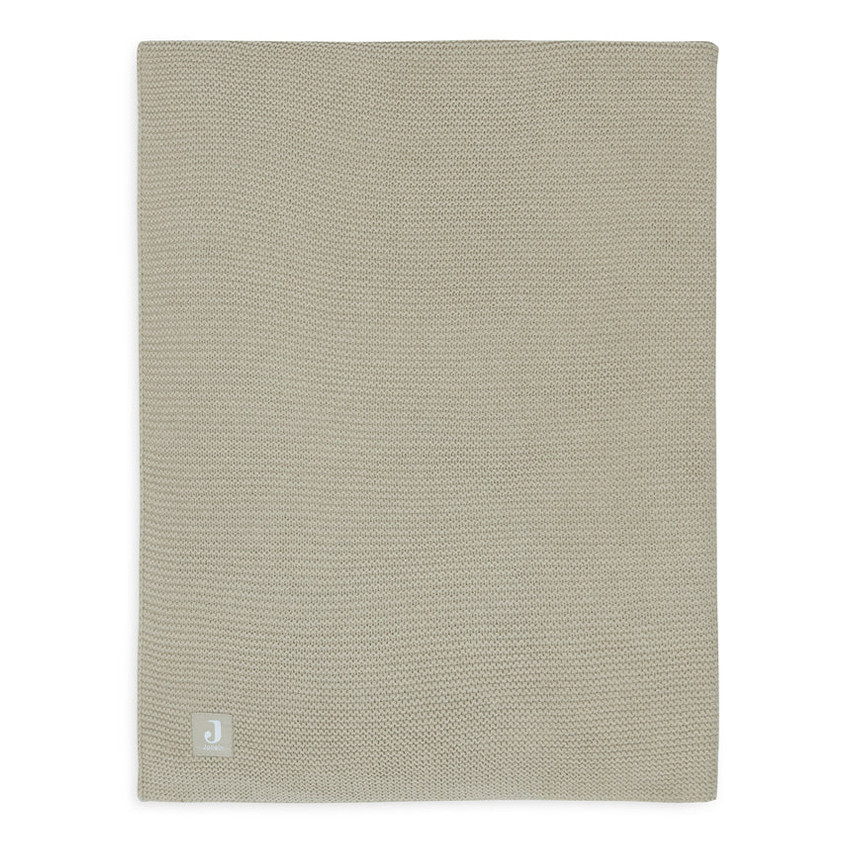 Couverture berceau Basic Knit 75x100 cm - Vert Olive
