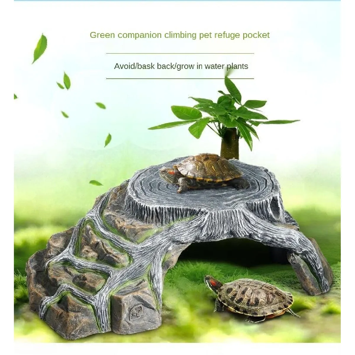 Universal Résine Reptile Habitat Cachée