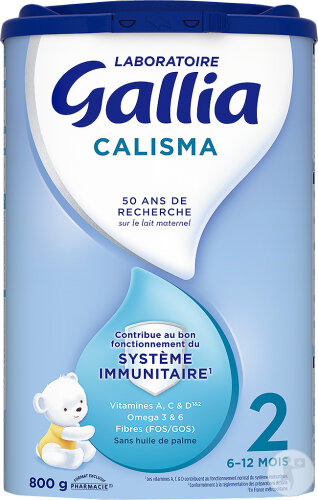 Gallia Calisma 2 Lait En Poudre 2ème Âge 6-12 Mois Boîte 800g