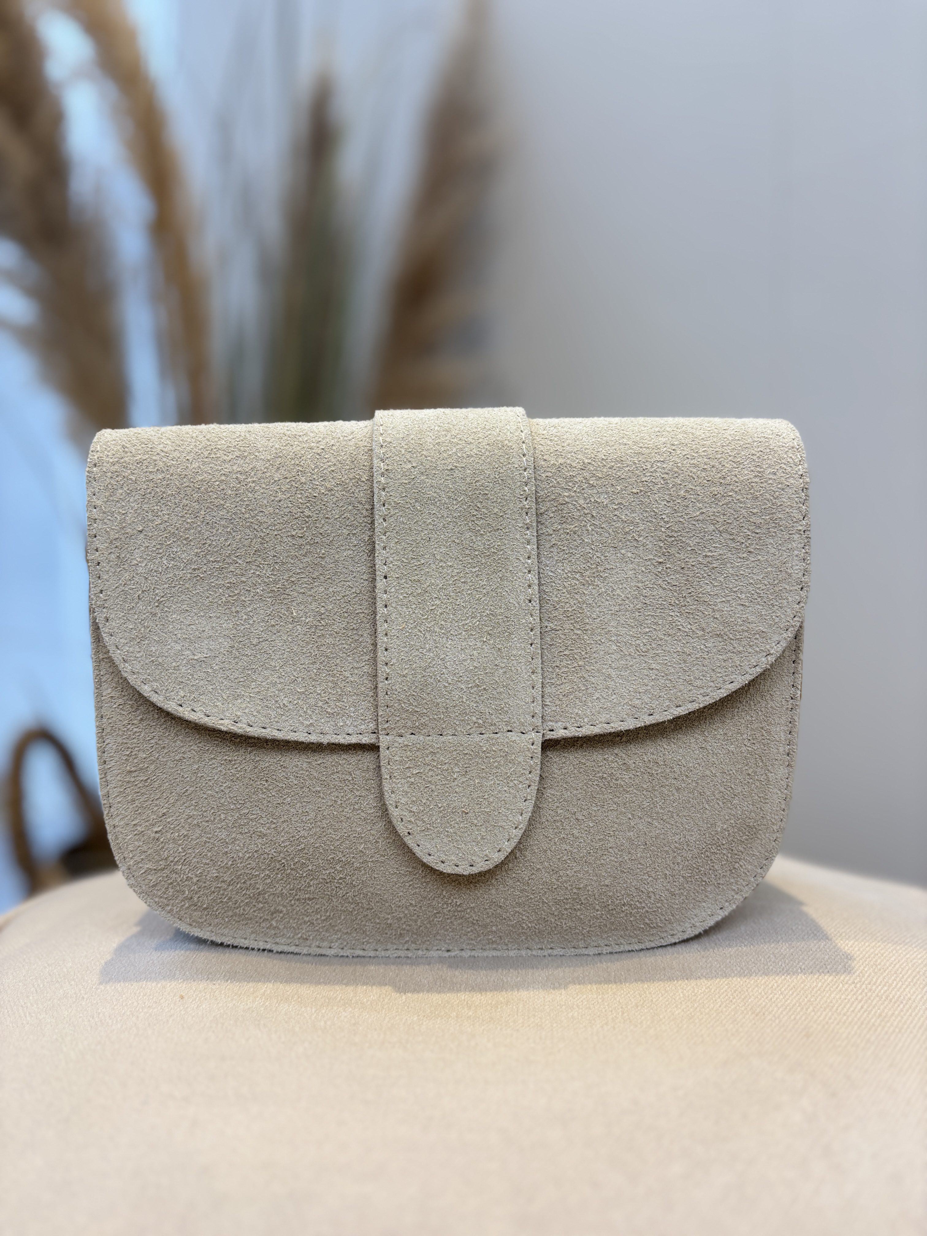 Maan Bag - Suede Ecru