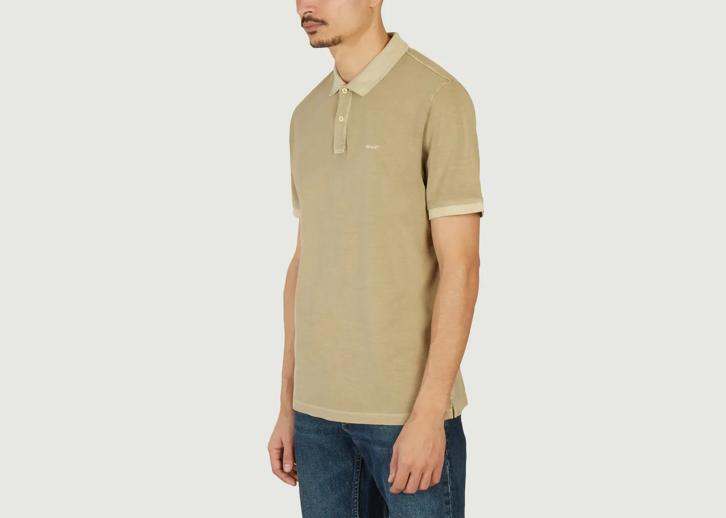 Polo en coton piqué Sunfaded Gant