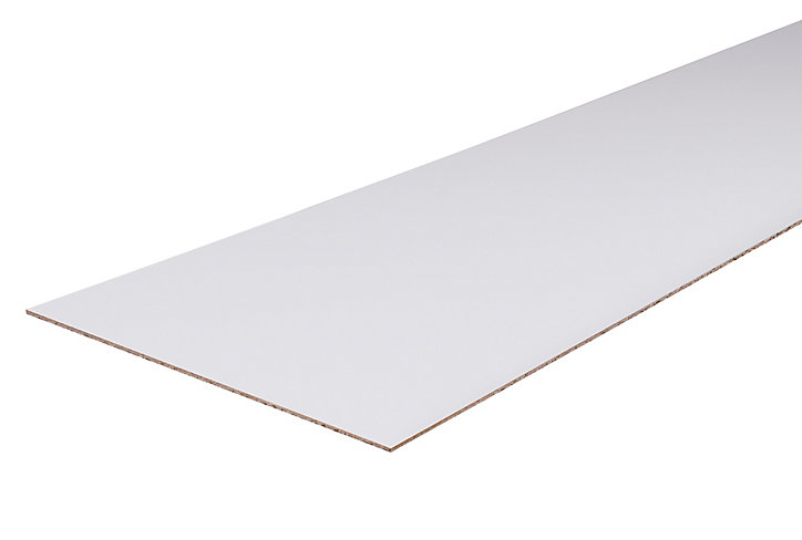 Panneau mélaminé sans bord Blanc - 250 x 125 cm, ép.8 mm (vendu au panneau)