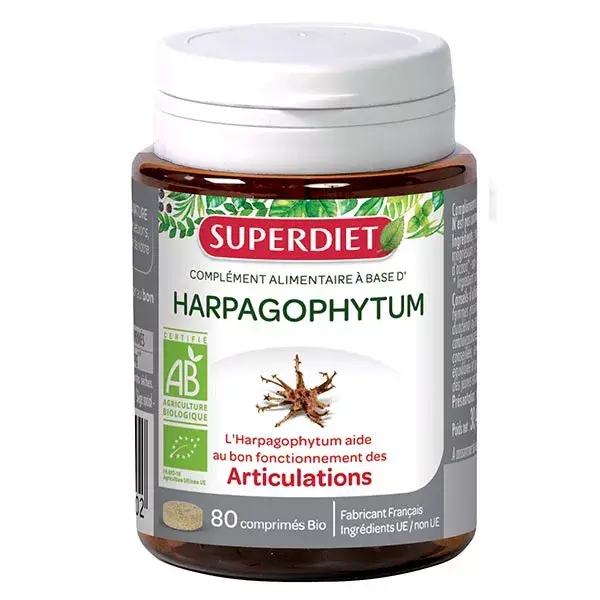 Superdiet Harpagophytum Orgânico 80 comprimidos