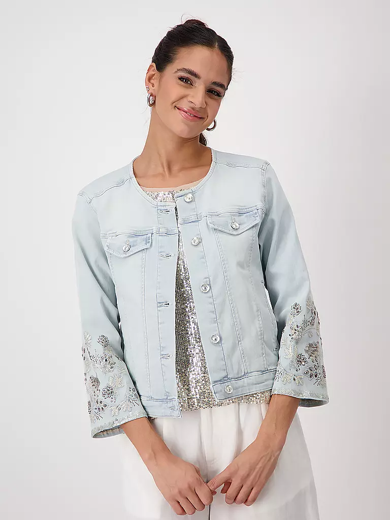 MONARI Jeansjacke blau