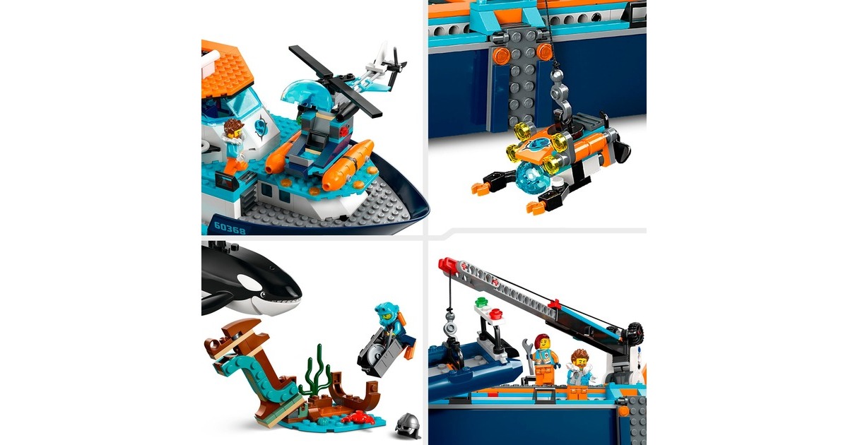 LEGOCity - Poolonderzoeksschip Constructiespeelgoed  (60368)