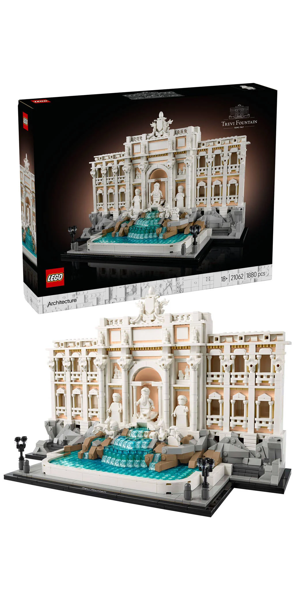 Trevifontein model, Italiaanse bezienswaardigheid, souvenir uit Rome 21062