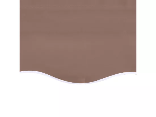 Tissu de remplacement pour auvent Marron 5x3,5 m