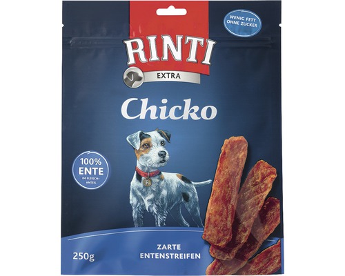 Hondensnack RINTI Extra Chicko Eend 250 g
