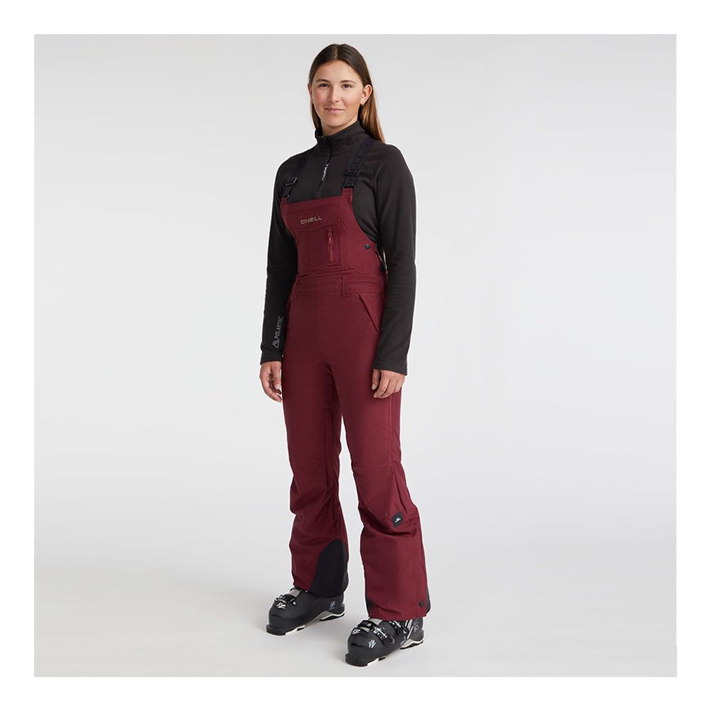 O'Neill O'RIGINALS - Pantalon À bretelles Femme windsor wine