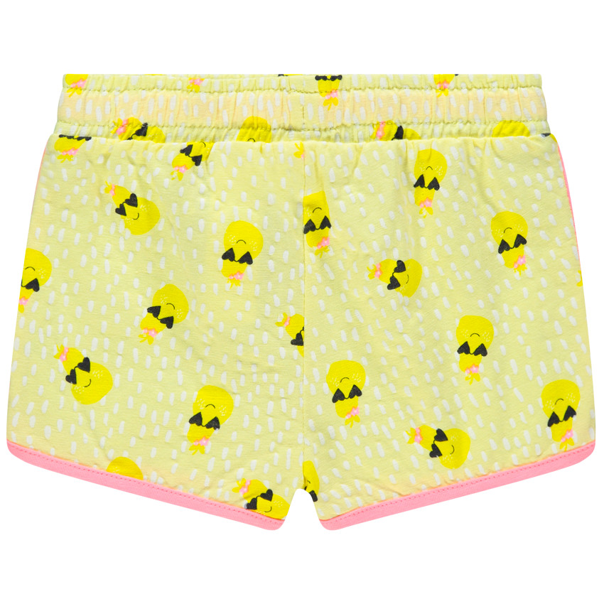 Short en coton à imprimé fantaisie pour bébé fille