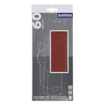 GAMMA schuurpapierk60 fase 93x230 blauw 10