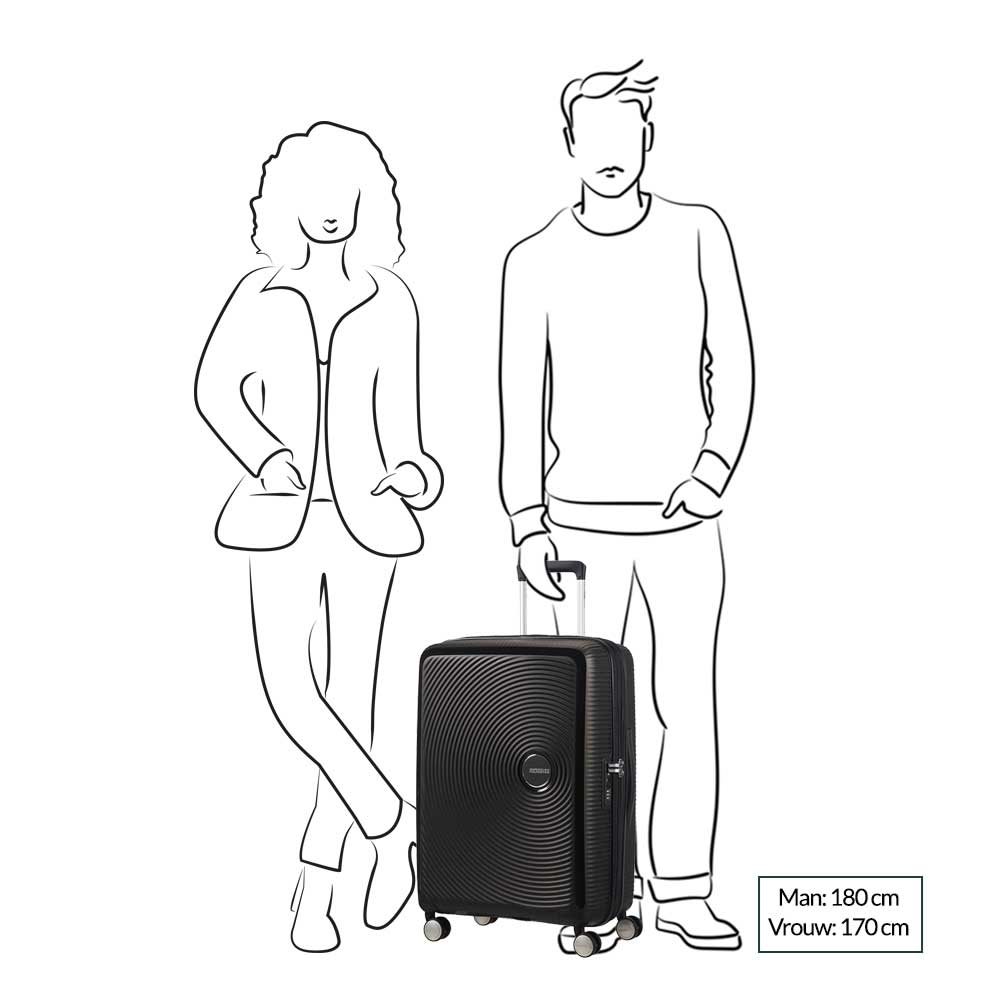American Tourister Soundbox Spinner 67 Expandable bass black
