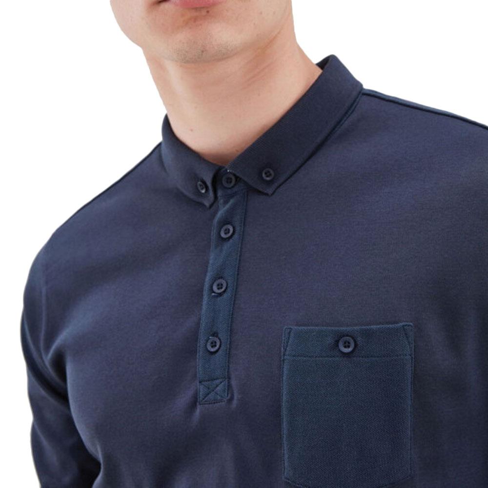 Teddy Smith Polo Manches longues Marine Homme Teddy Smith