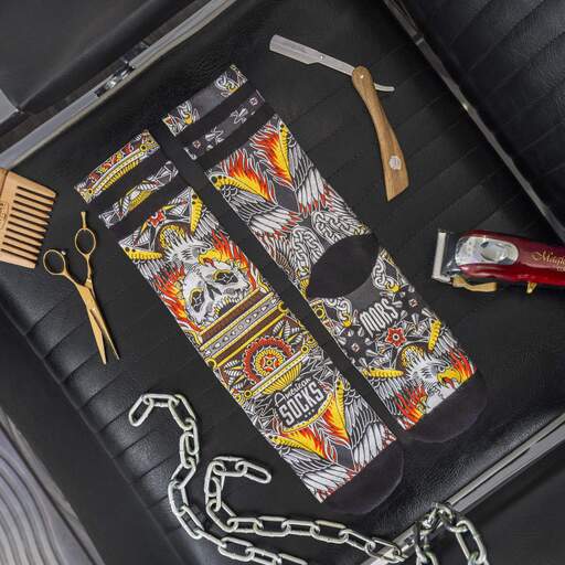 Calcetines American Socks Eagle Of Fire Mid High