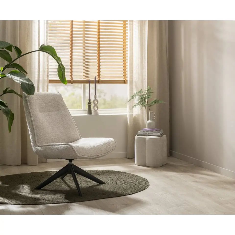 Draaifauteuil Nora - crème