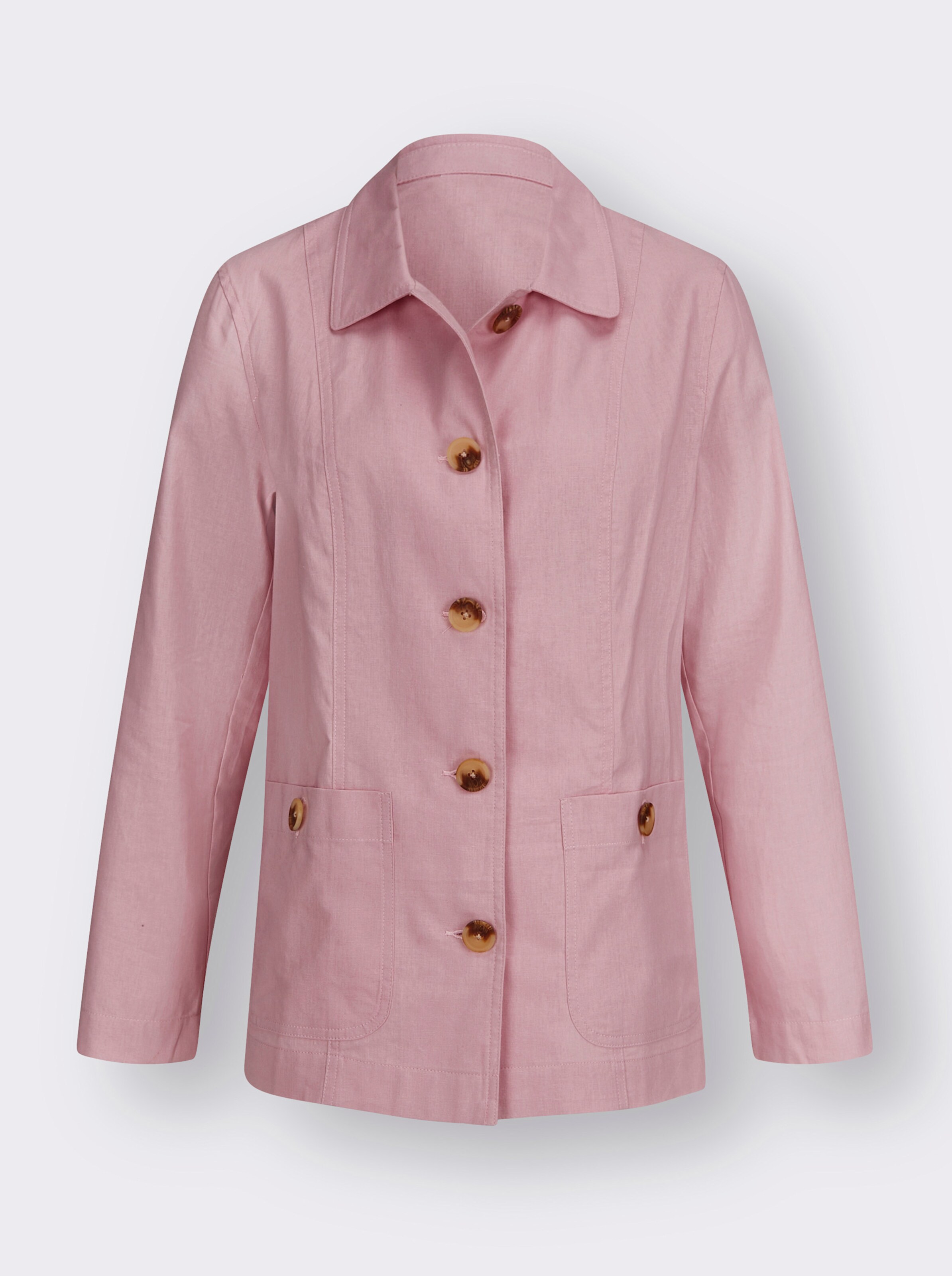 Jacke aus Baumwolle und Leinen