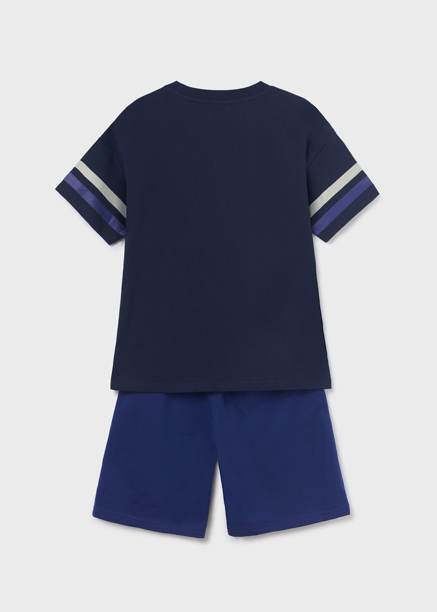 Conjunto de algodão de duas peças para meninos
