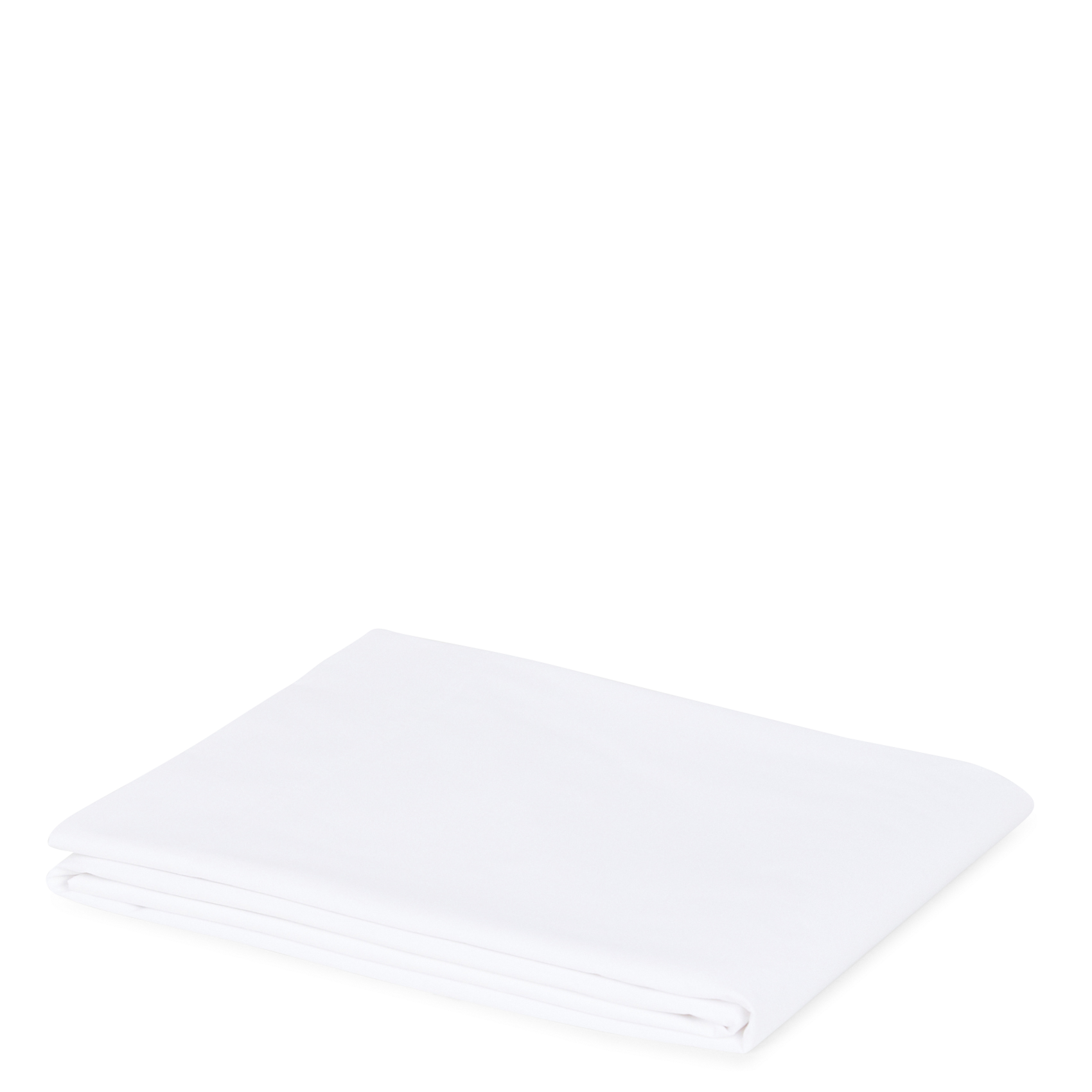 Drap plat en coton | Blanc
