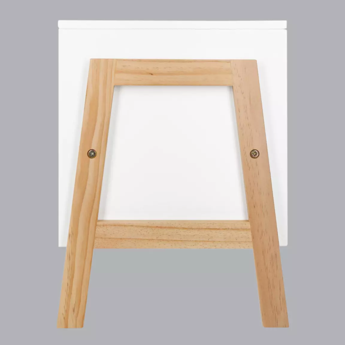 Rangement enfant casier bois (H40 cm) Ecriture Blanc